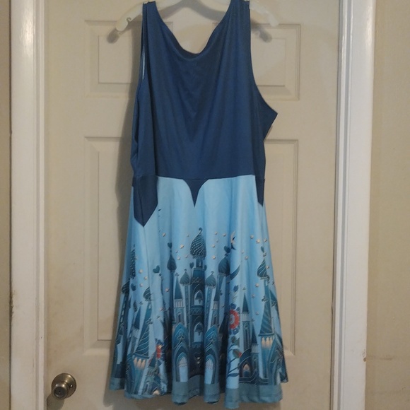 CowCow sleeveless Disney parks inspired It's a Small World dress size 5x - Picture 5 of 6